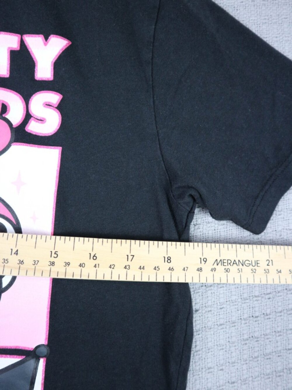 Hello Kitty and Friends Sanrio XS Black Tee Shirt My Melody Kuromi Cinnamoroll - Picture 7 of 9